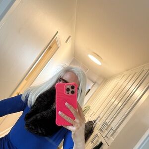 Weiss Furs Black Scarf